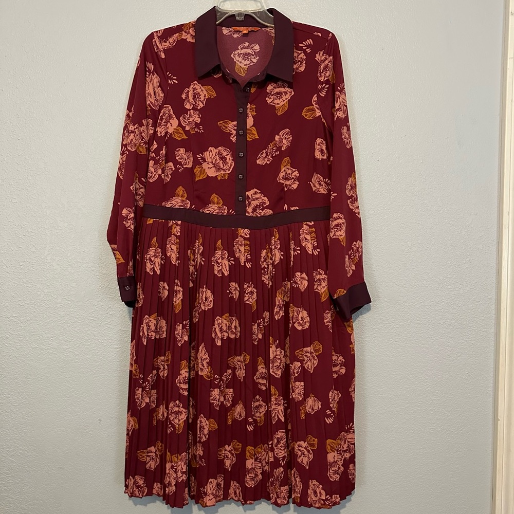 ModCloth Pleated Dress